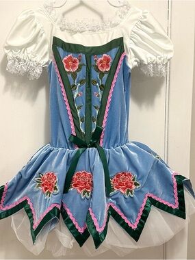 Revolution Dancewear Dirndl Girl Tutu Dress Costume S Kids Oktoberfest German